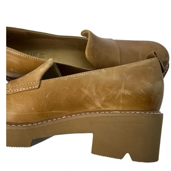 Naturalizer Women’s Darry Slip-On Lightweight Lug Sole Heeled Loafer Sz 6.5 W - Picture 6 of 9
